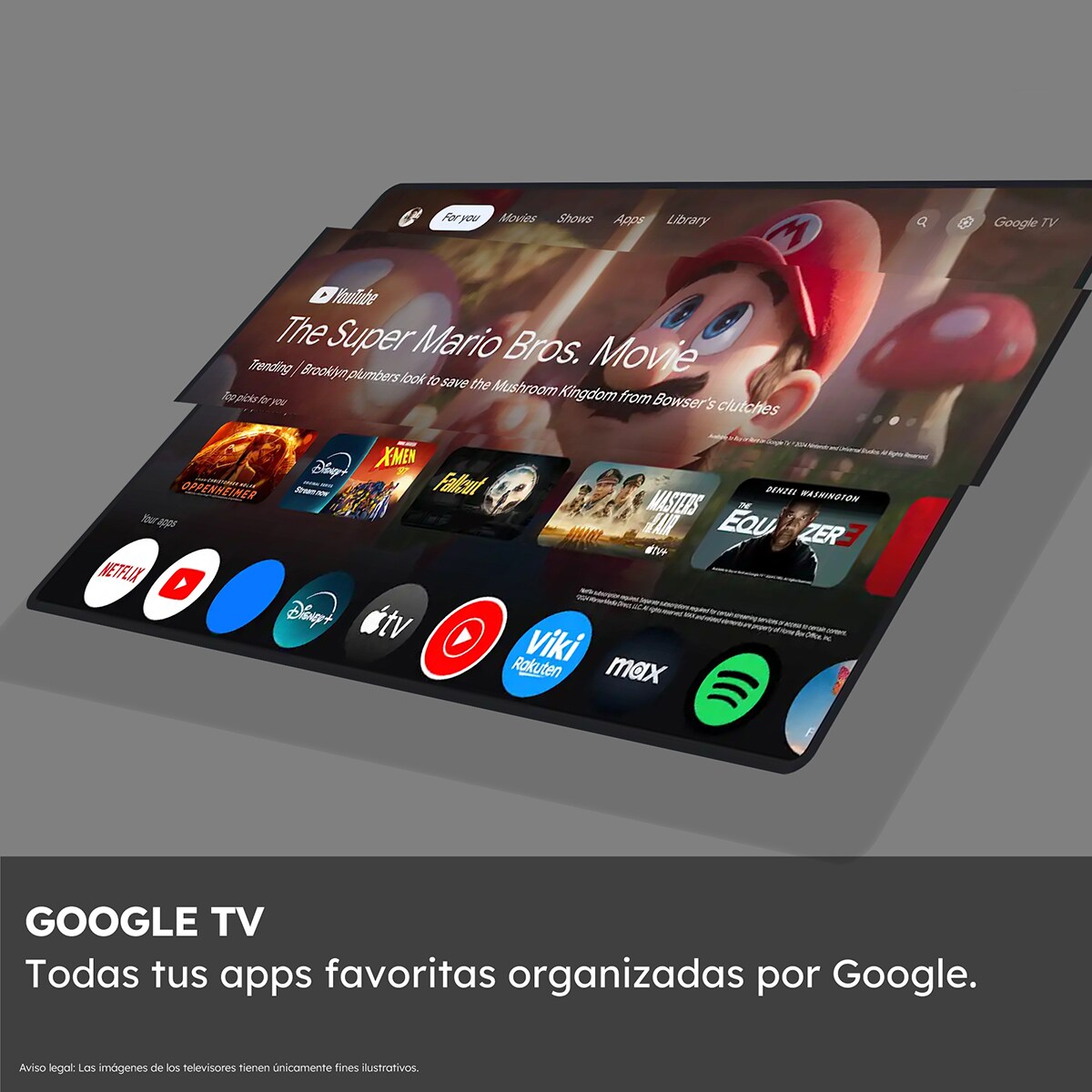 TV QLED 165 cm (65") Haier H65S80FUX UHD 4K, Peana central, Smart Google TV, HDR10, Gaming 120Hz,  Dolby Audio Negro-6