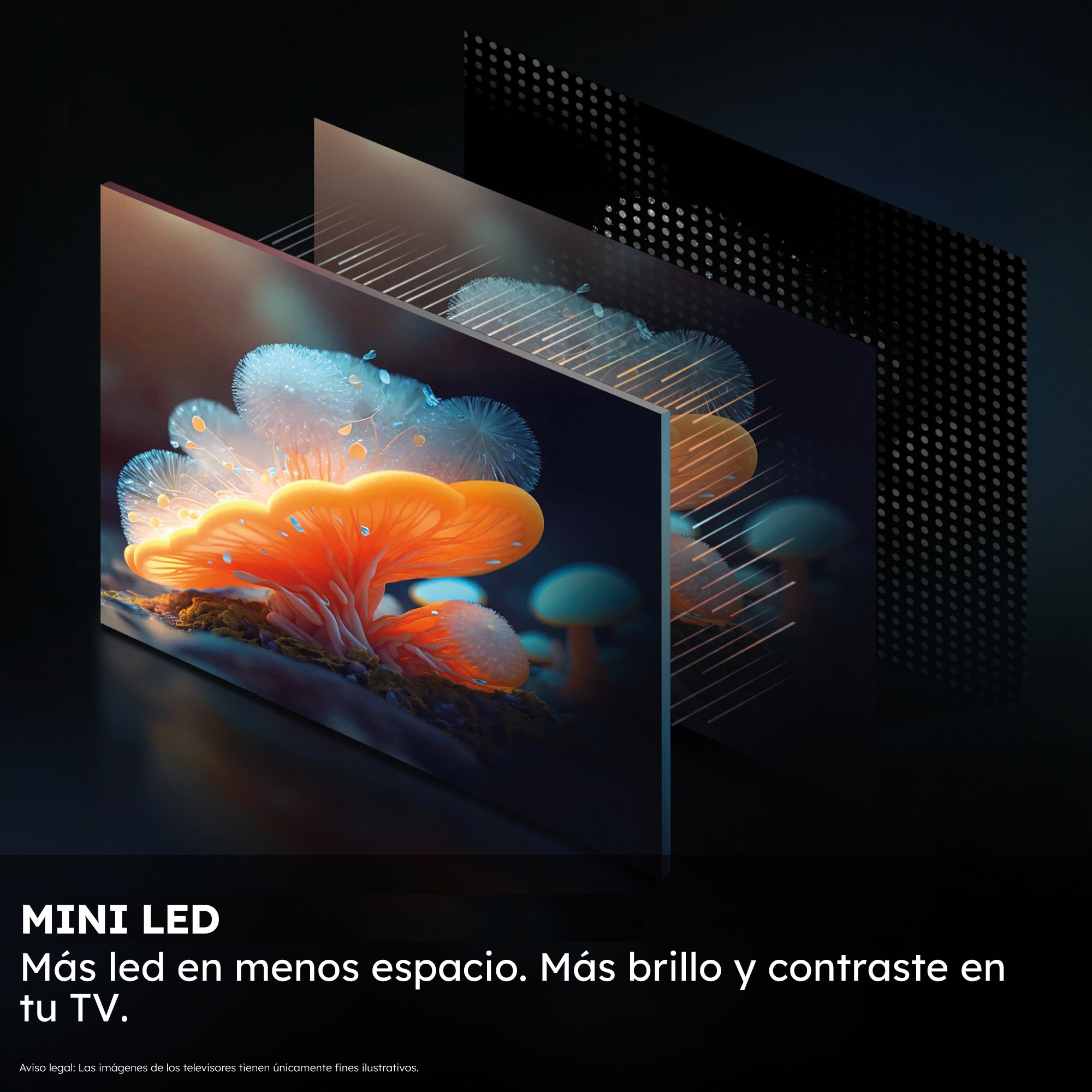 TV MiniLED 165 cm (65") Haier H65M80FUX UHD 4K, Peana Central, Smart Google TV, HDR10, Sonido KEF 2.1 Silver-4