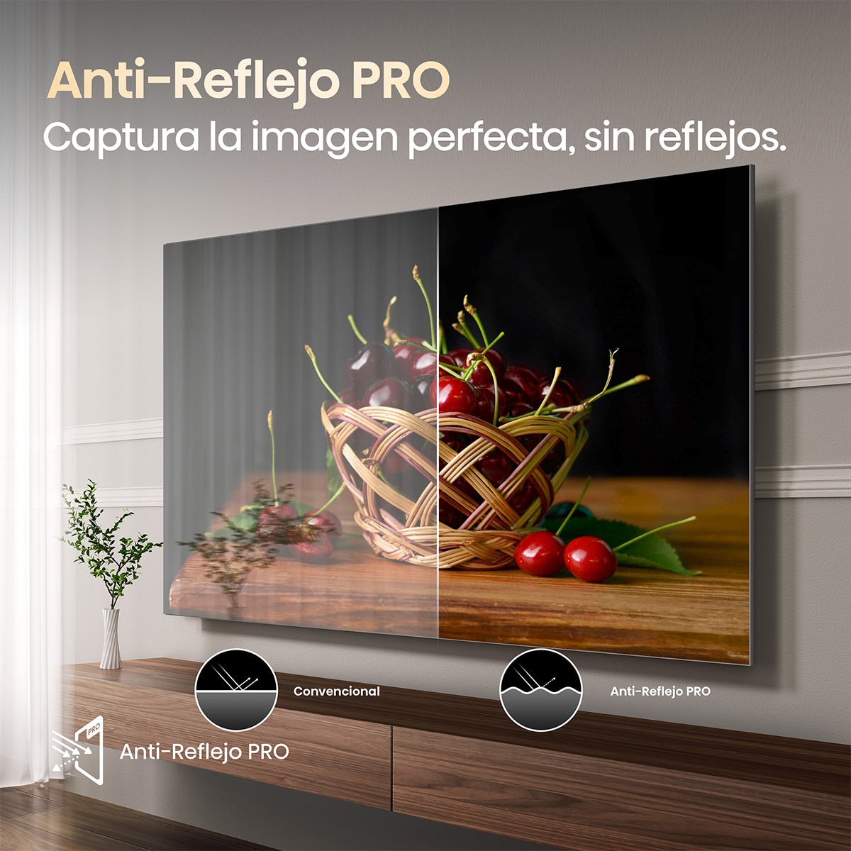 TV RGB Mini LED 253cm (100") Hisense 100UXQ, UHD 4K, Smart TV con IA Aluminio / Gris carbón-8