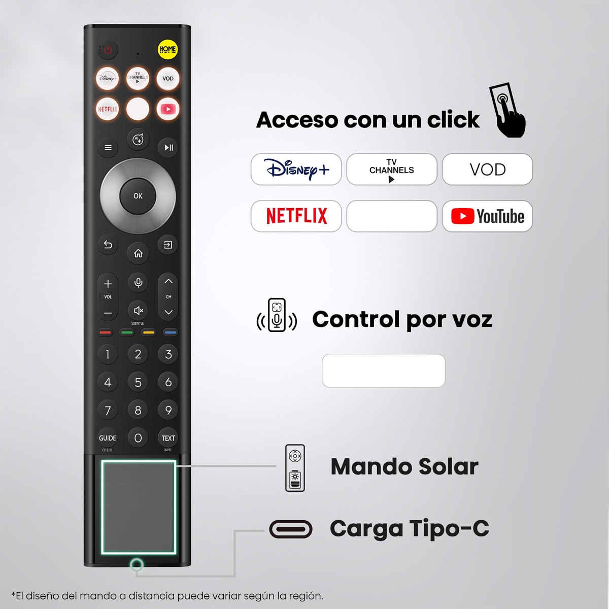TV RGB Mini LED 85" (215 cm) Hisense 85UR9S UHD 4K Smart TV con IA Aluminio / Gris carbón-11