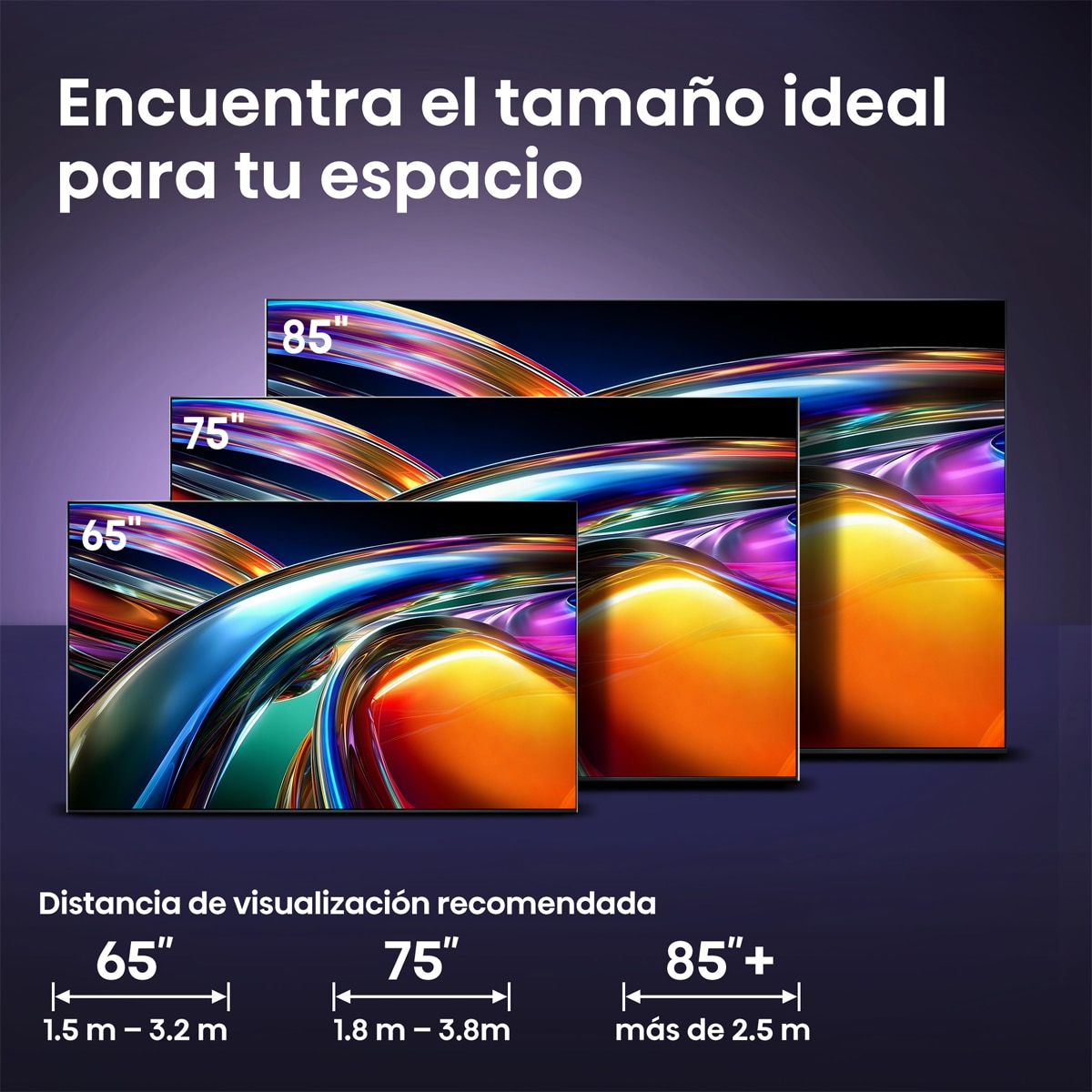 TV RGB Mini LED 85" (215 cm) Hisense 85UR9S UHD 4K Smart TV con IA Aluminio / Gris carbón-14