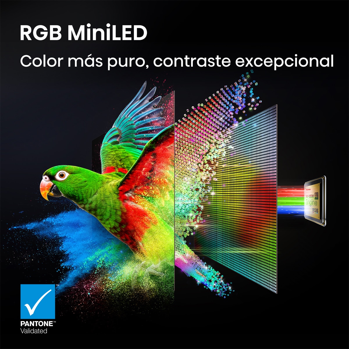 TV RGB Mini LED 65"(164 cm) Hisense 65UR9S UHD 4K Smart TV con IA Aluminio / Gris carbón-4