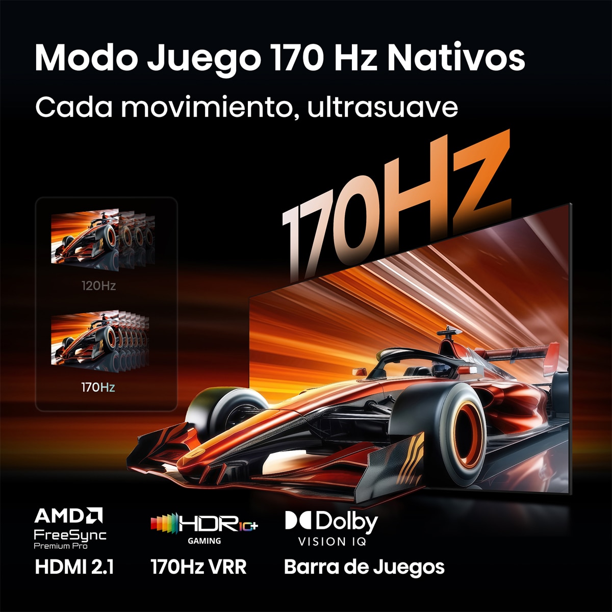 TV RGB Mini LED 65"(164 cm) Hisense 65UR9S UHD 4K Smart TV con IA Aluminio / Gris carbón-8