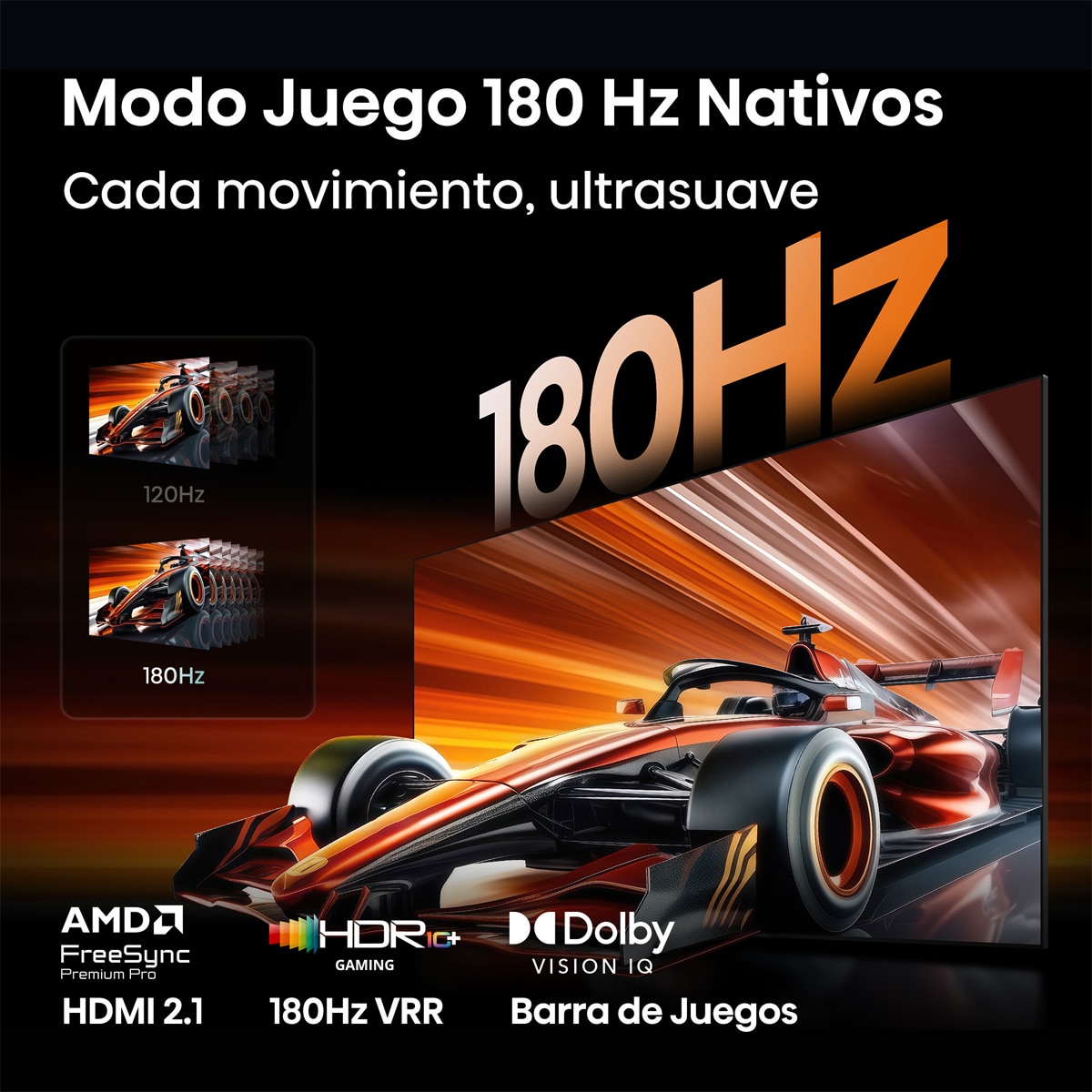 TV RGB Mini LED 85"(215 cm) Hisense 85UR8S UHD 4K Smart TV con IA Aluminio / Gris carbón-7