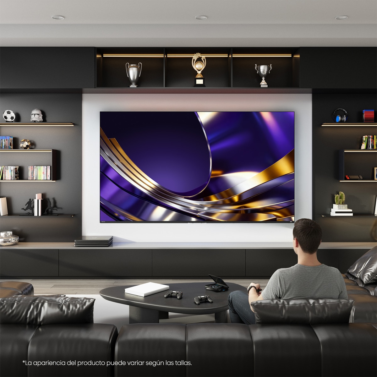 TV Mini LED 85" (215 cm) Hisense 85U7S PRO UHD 4K Smart TV con IA Aluminio / Gris carbón-15