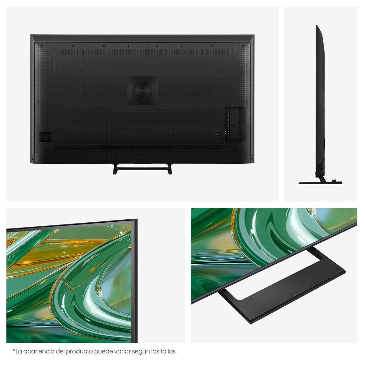TV  Mini LED 85"(215 cm) Hisense 85E8S UHD 4K Smart TV con IA Gris carbón-12
