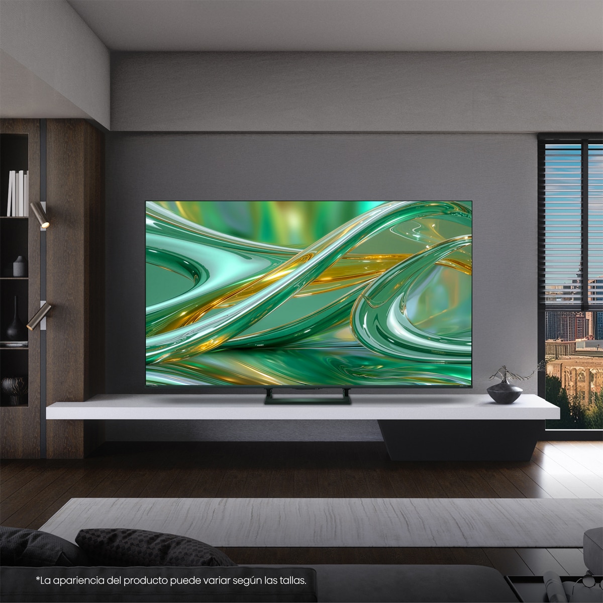TV  Mini LED 85"(215 cm) Hisense 85E8S UHD 4K Smart TV con IA Gris carbón-13