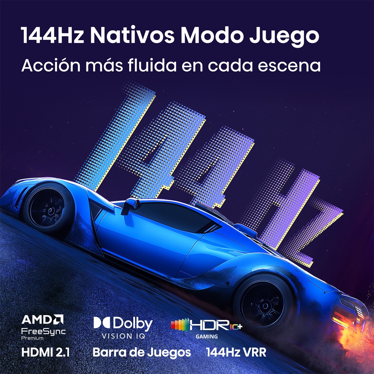 TV HI-QLED 85" (215 cm) Hisense 85E7S PRO UHD 4K Smart TV con IA Gris carbón-4