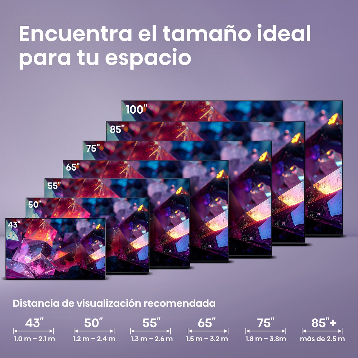 TV HI-QLED 65" (164 cm) Hisense 65E7S PRO UHD 4K Smart TV con IA Gris carbón-14