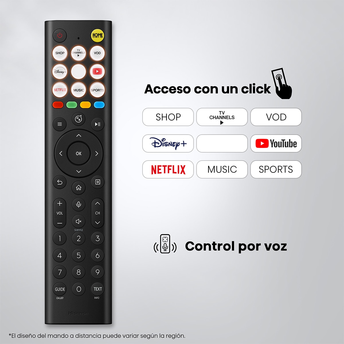 TV HI-QLED 65" (164 cm) Hisense 65A7S UHD 4K Smart TV con IA Gris carbón-12
