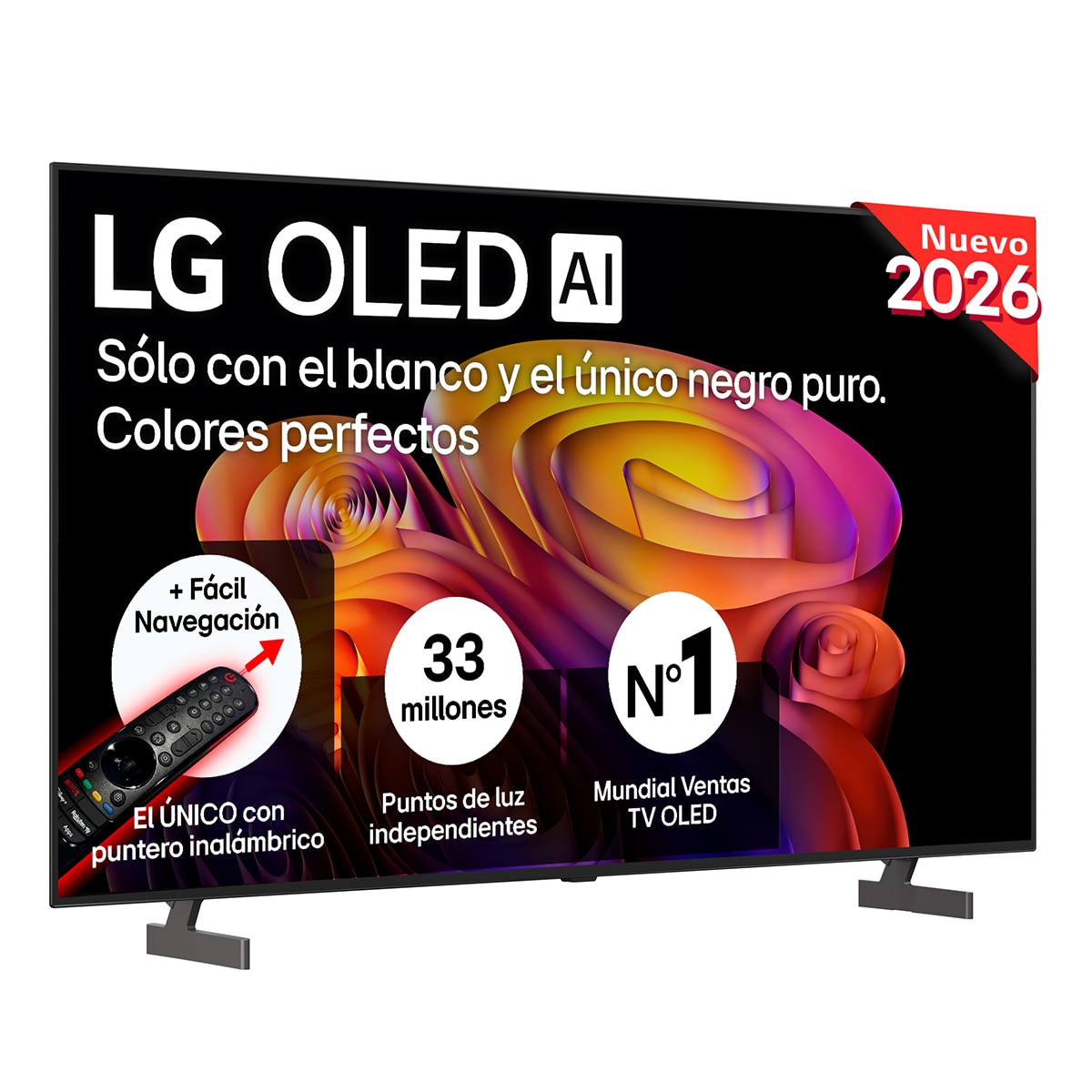 Imagen 0 de Smart TV LG OLED AI B6 164 cm (65") OLED65B6LC 4K 2026