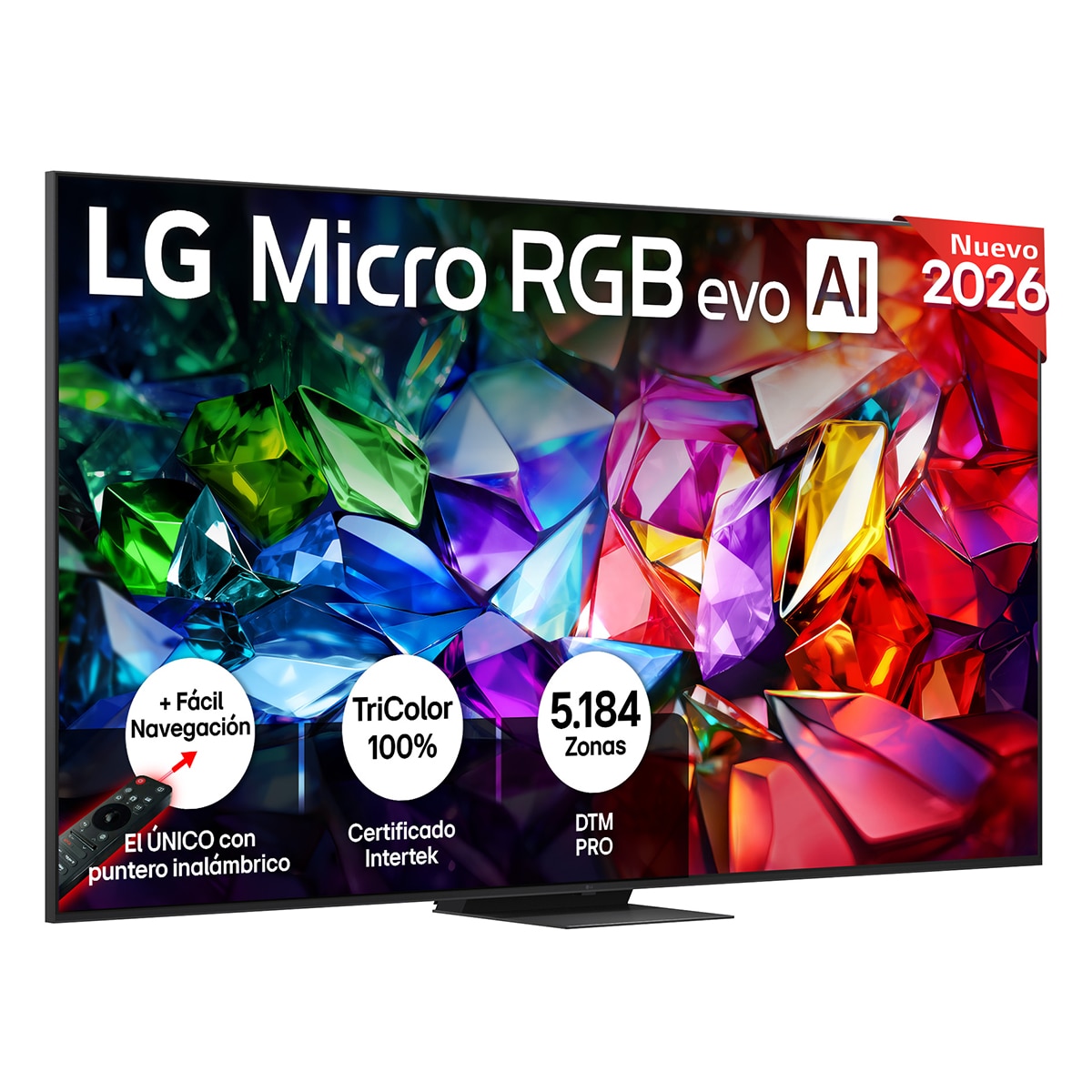 Imagen 0 de TV Micro RGB evo 254 cm (100") LG 100MRGB96B6 4K, Smart TV, AI, MRGB96