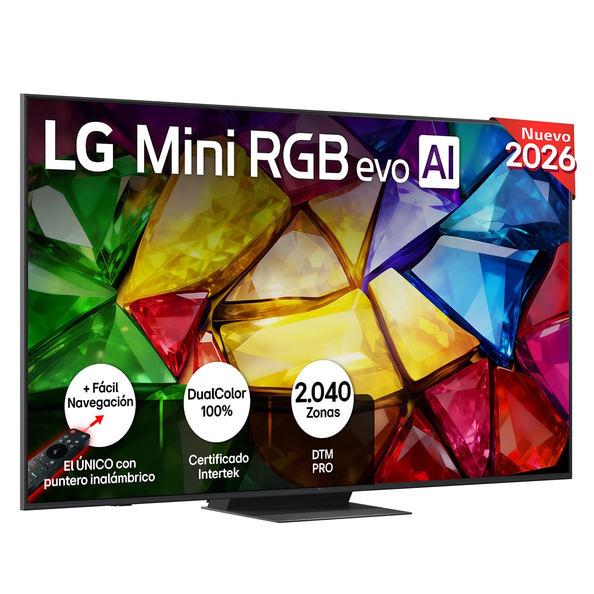 LG - TV RGB Mini LED 189 cm (75") LG 75MRGB88B6B 4K, Smart TV, AI, MRGB88.