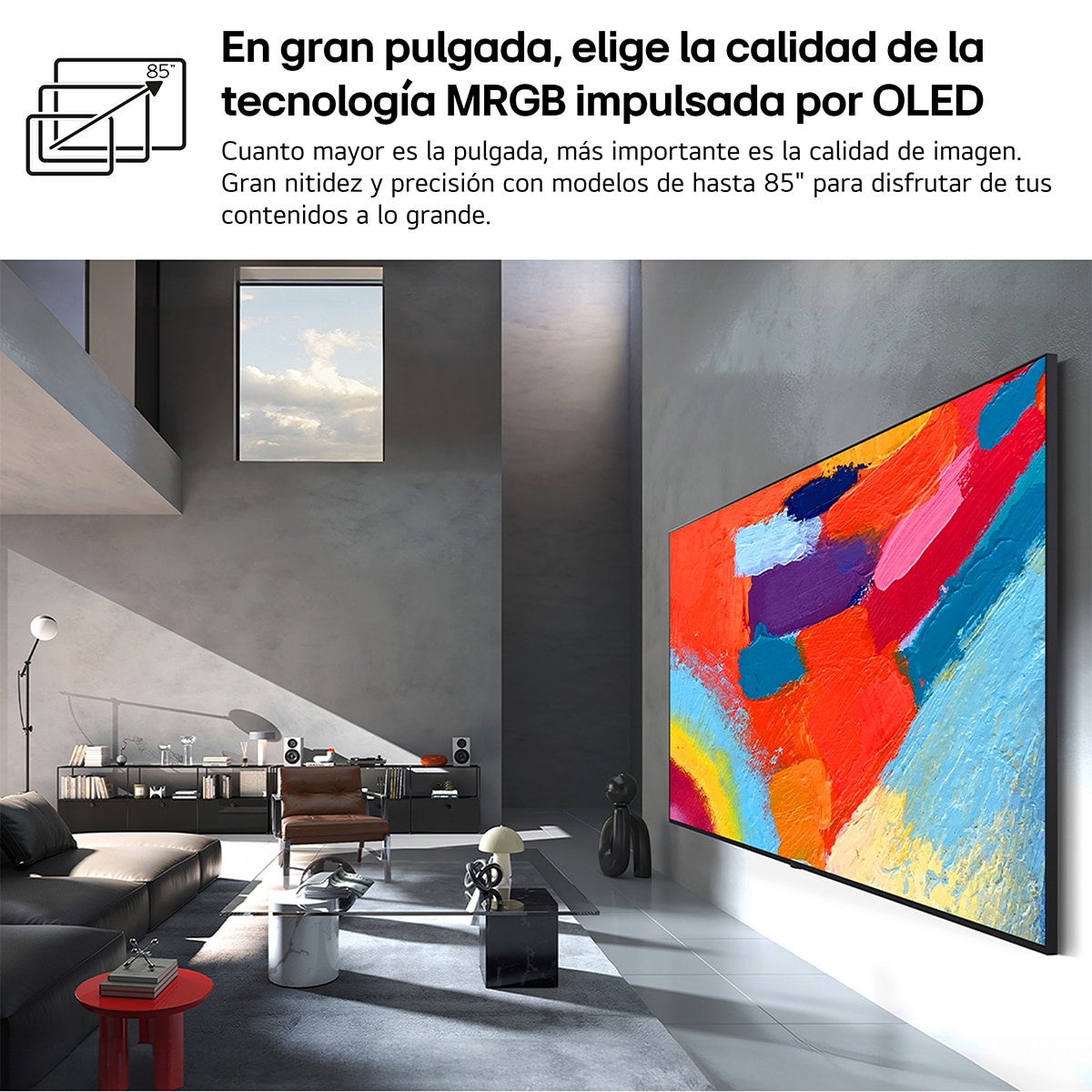TV RGB Mini LED 189 cm (75") LG 75MRGB88B6B 4K, Smart TV, AI, MRGB88 - Gris oscuro / Negro Gris oscuro / Negro-8