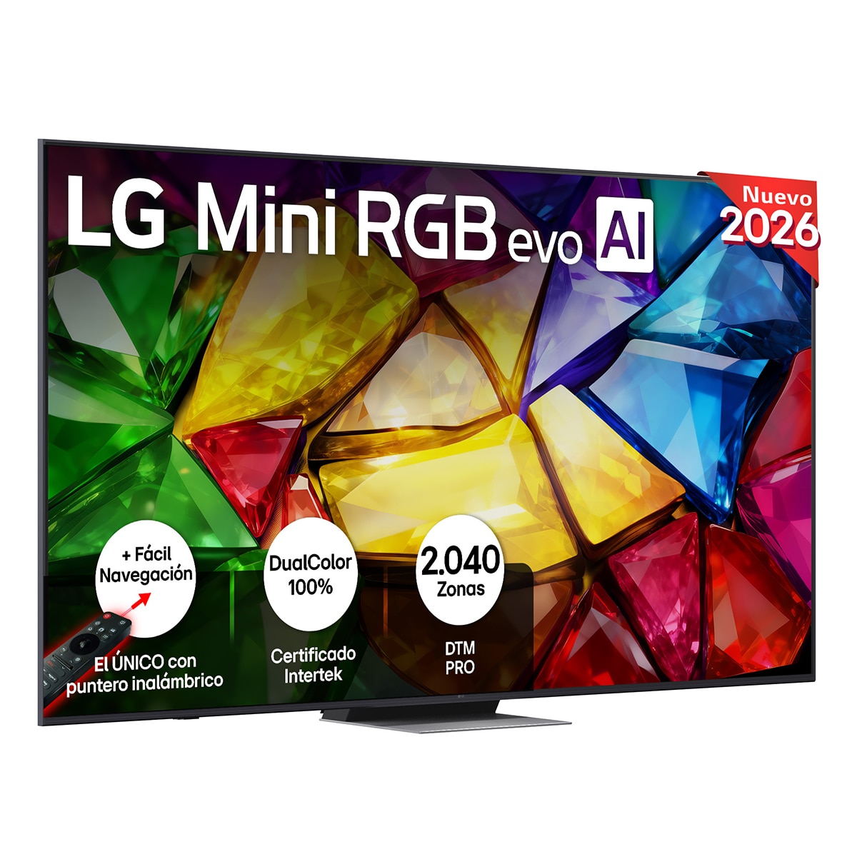 Imagen 0 de TV RGB Mini LED 217 cm (86") LG 86MRGB88B6B 4K, Smart TV, AI, MRGB88