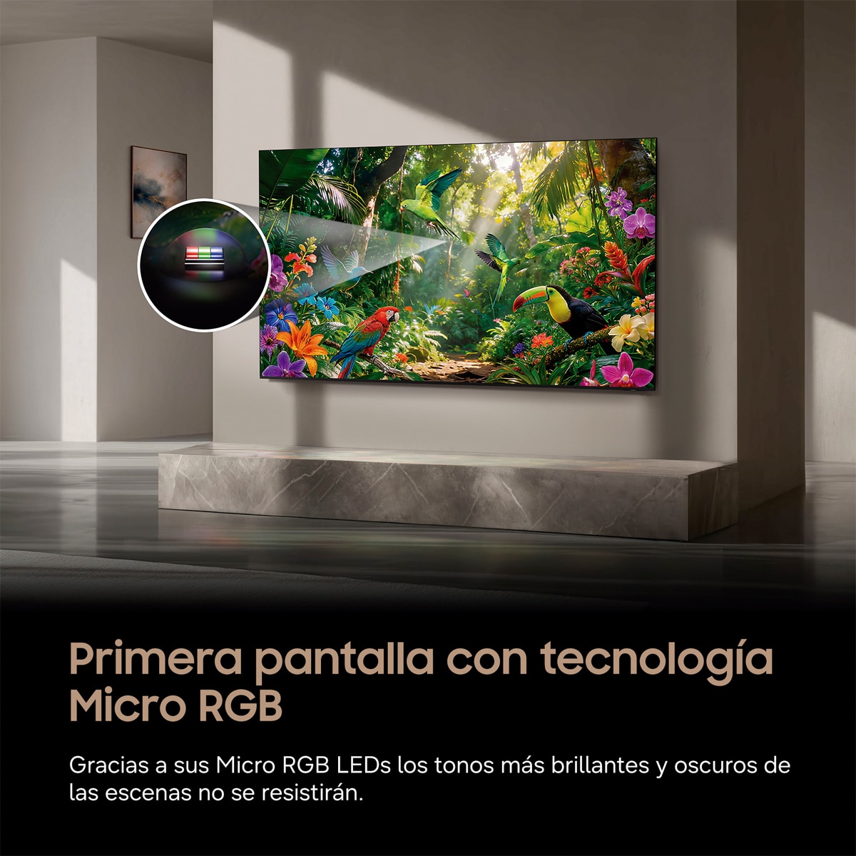 TV Micro RGB 214cm (85") Samsung TMR85R85HAUXXC 4K Smart TV con Vision AI y Football Mode Negro-4