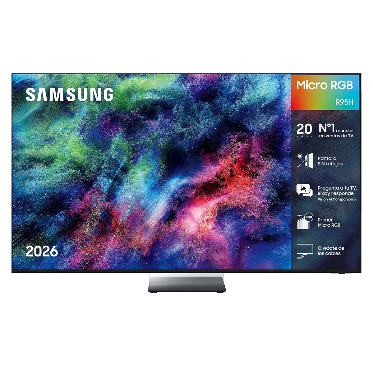 Imagen 0 de TV Micro RGB 189cm (75") Samsung TMR75R95HATXXC 4K Smart TV SIN reflejos con Vision AI. One Connect incluido