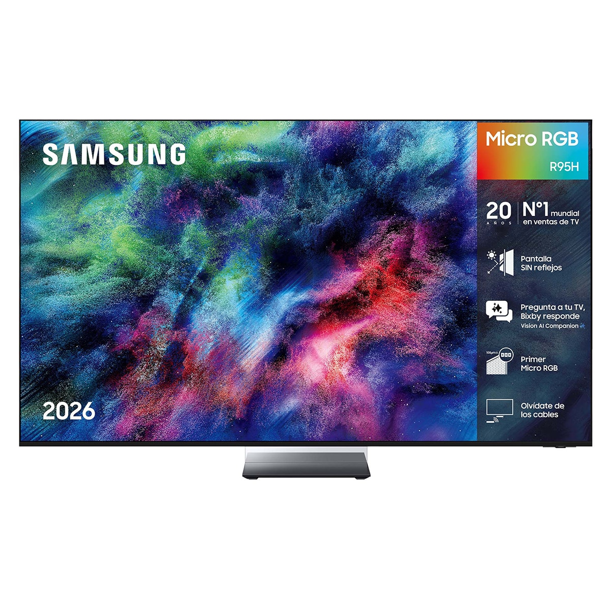 Samsung - TV Micro RGB 163cm (65") Samsung TMR65R95HATXXC 4K Smart TV SIN reflejos con Vision AI.