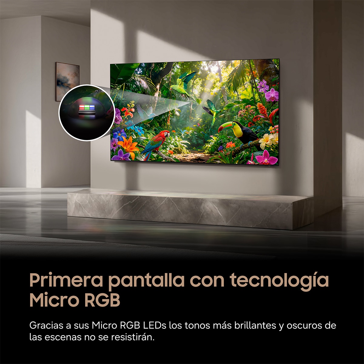 TV Micro RGB 163cm (65") Samsung TMR65R85HAUXXC 4K Smart TV con Vision AI y Football Mode - Negro Negro-4