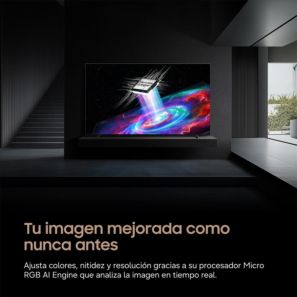 TV Micro RGB 163cm (65") Samsung TMR65R85HAUXXC 4K Smart TV con Vision AI y Football Mode - Negro Negro-5