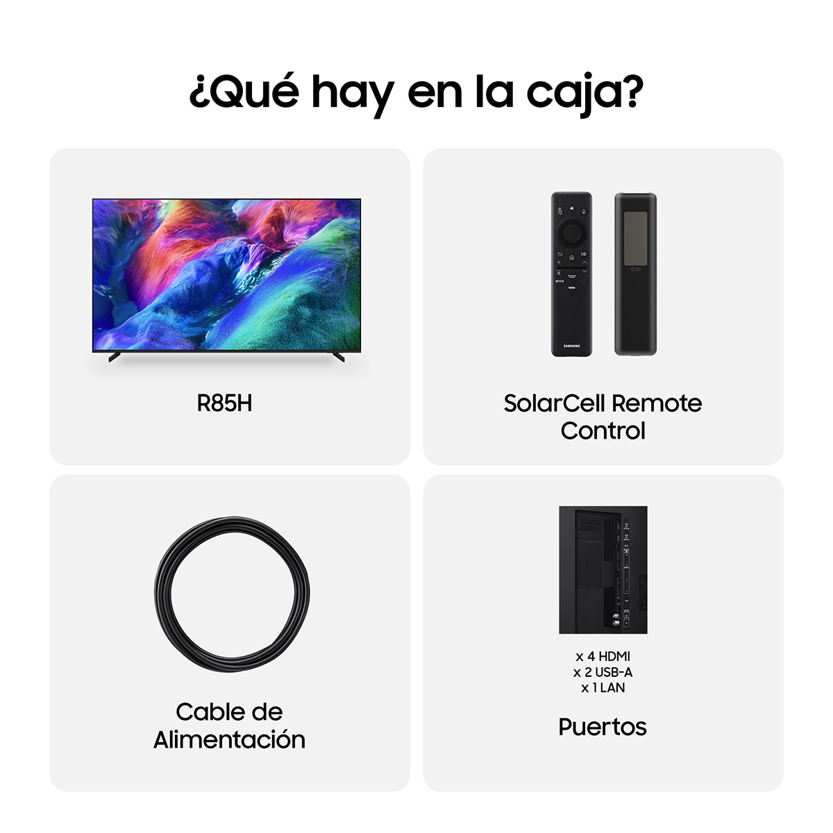 TV Micro RGB 163cm (65") Samsung TMR65R85HAUXXC 4K Smart TV con Vision AI y Football Mode - Negro Negro-7
