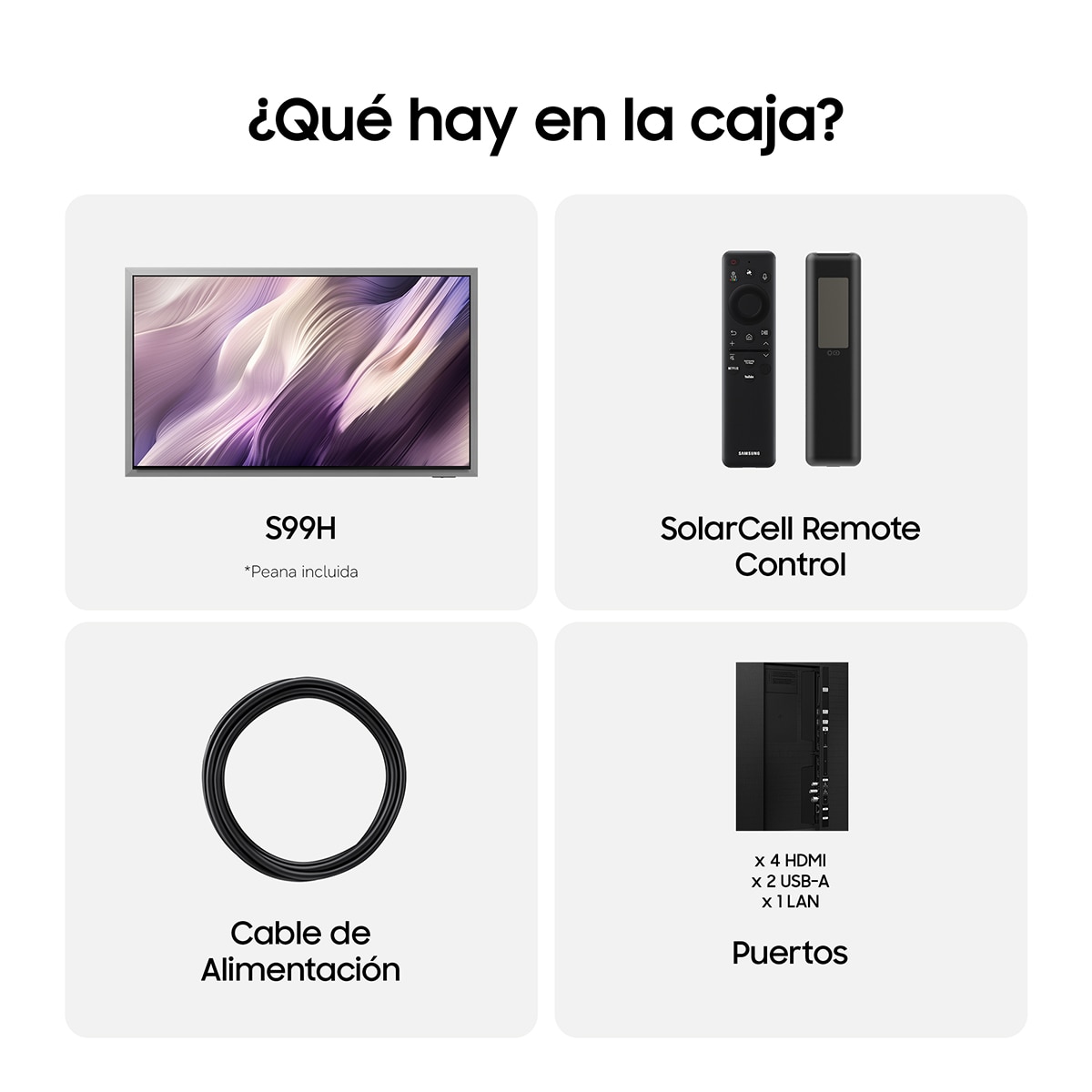 TV OLED 209cm (83") Samsung TQ83S99HAEXXC 4K Smart TV SIN reflejos con Vision AI. Modo arte Negro-7