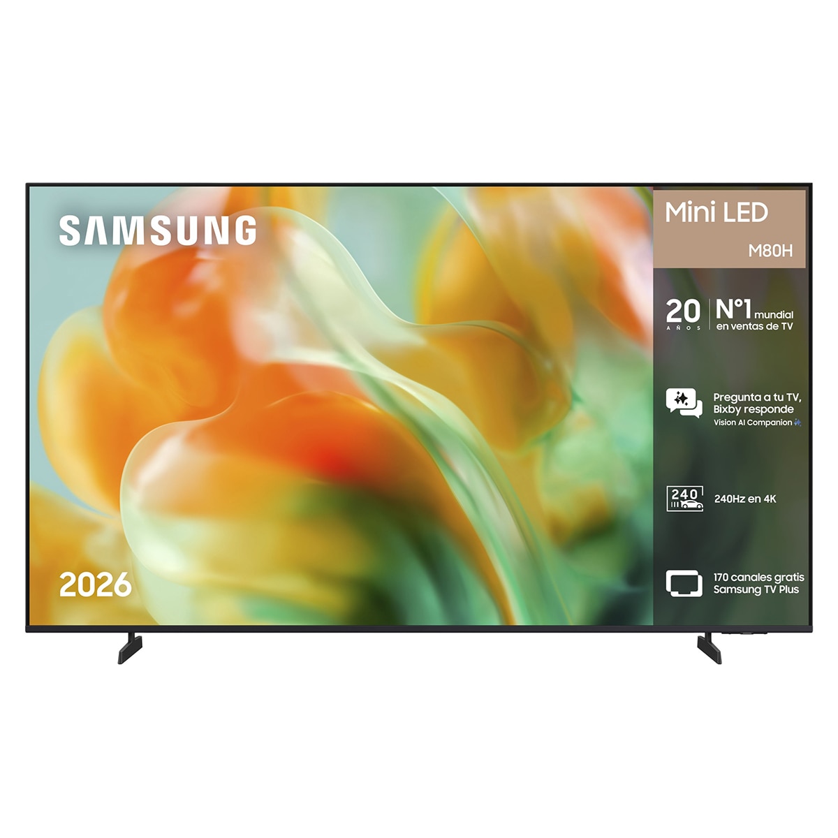 Imagen 0 de TV Mini LED 163cm (65") Samsung TU65M80HAUXXC 4K Smart TV con Vision AI 144Hz