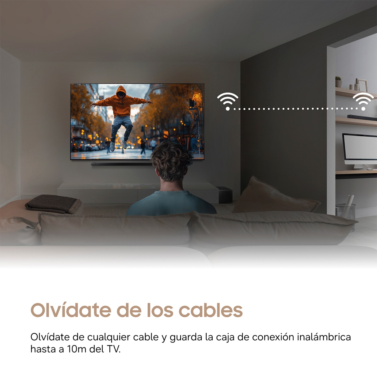 TV Neo QLED Mini LED 163cm( 65") Samsung The Frame TQ65LS03HWUXXC 4K Smart TV Vision AI SIN reflejos. One connect integrado y soporte incluido Negro-5