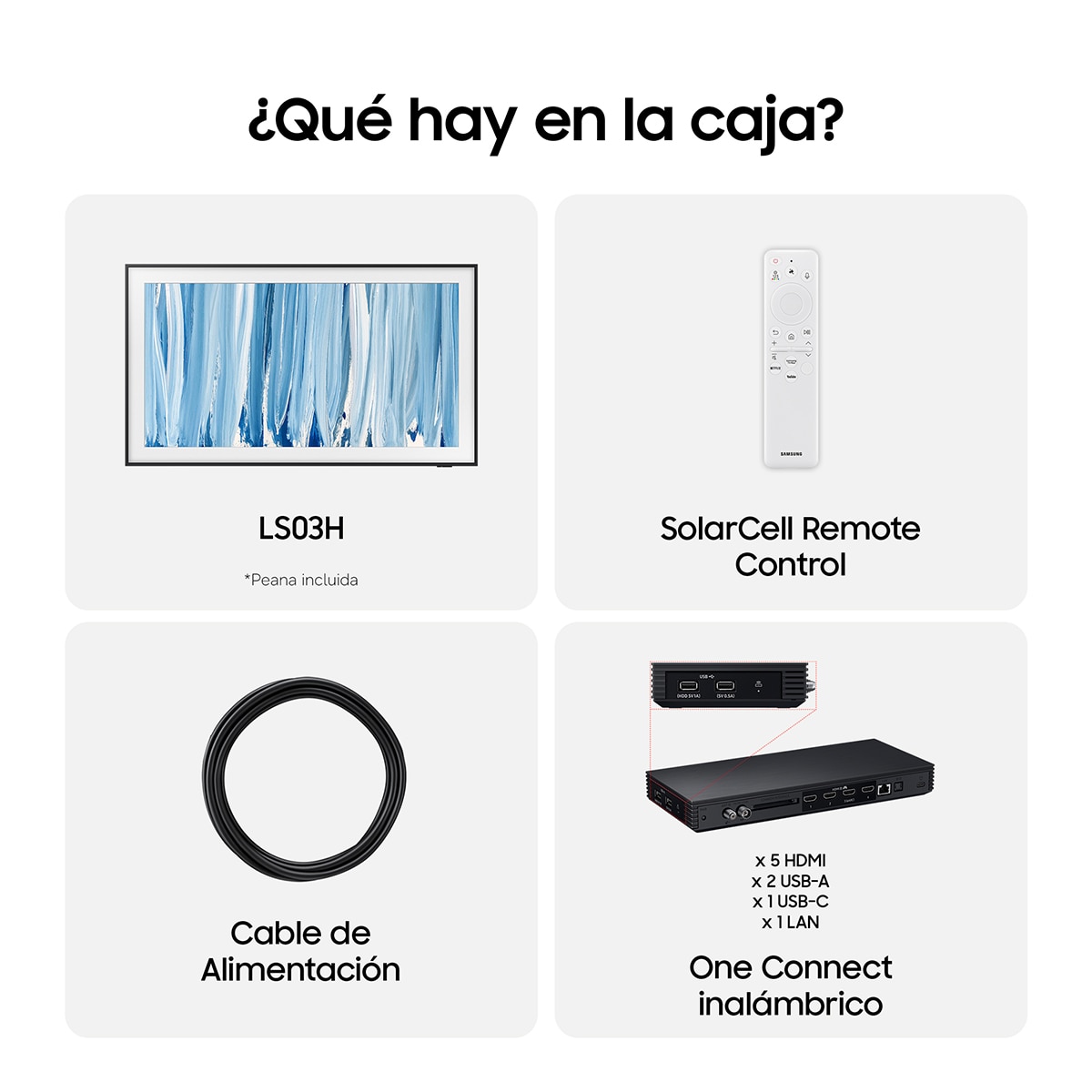 TV Neo QLED Mini LED 163cm( 65") Samsung The Frame TQ65LS03HWUXXC 4K Smart TV Vision AI SIN reflejos. One connect integrado y soporte incluido Negro-7
