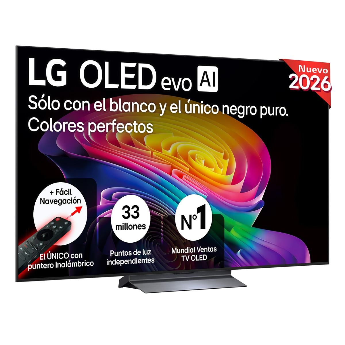 Imagen 0 de Smart TV LG OLED evo AI C6 164 cm(65") OLED65C6LB 4K 2026