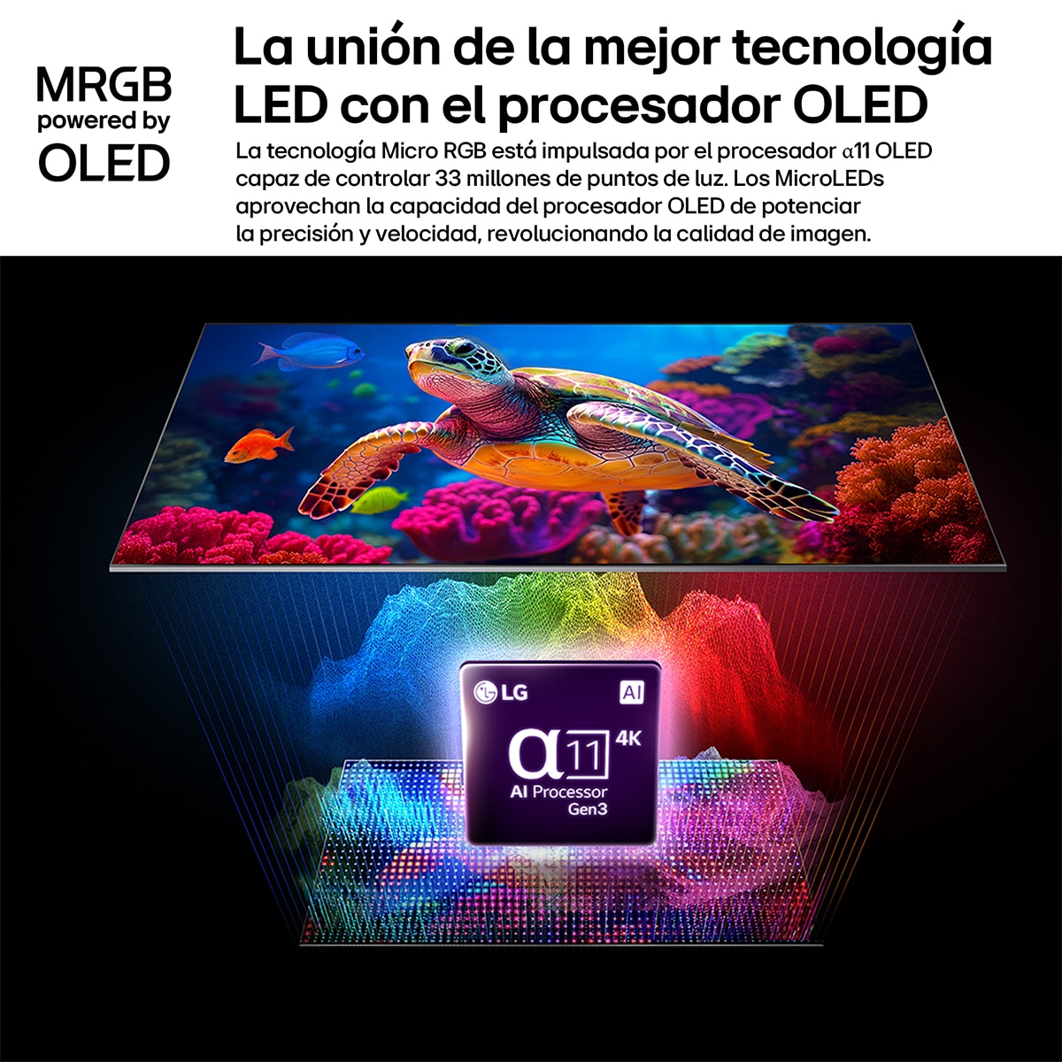 TV Micro RGB evo 217 cm (86") LG 86MRGB96B6B 4K, Smart TV, AI, MRGB96 - Gris oscuro / Negro Gris oscuro / Negro-6