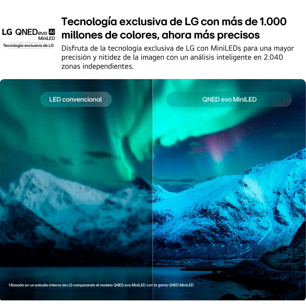 Smart TV LG QNED evo MiniLED AI QNED87 254 cm (100") 100QNED87B6 4K 2026 Gris oscuro / Negro-4