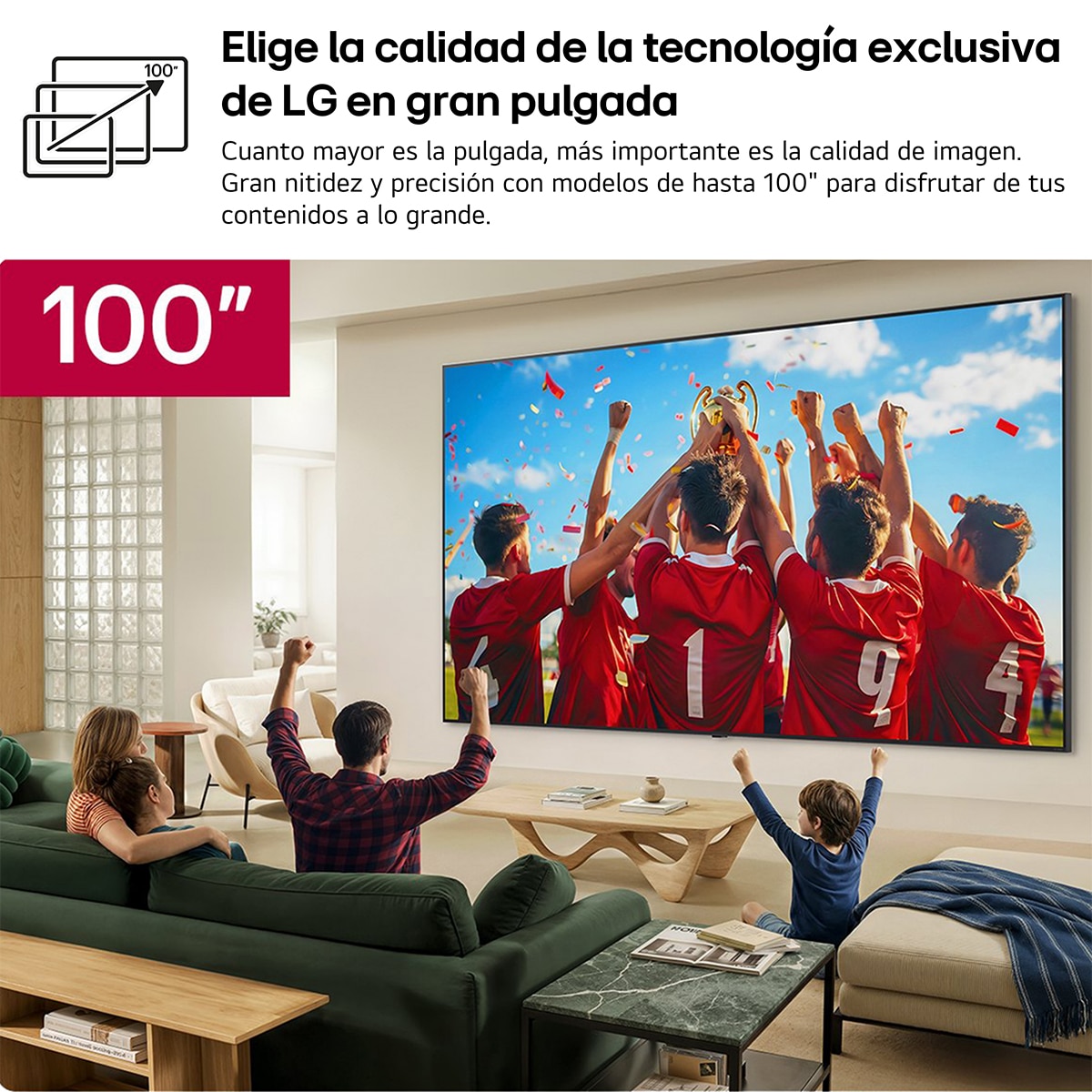 Smart TV LG QNED evo MiniLED AI QNED87 254 cm (100") 100QNED87B6 4K 2026 Gris oscuro / Negro-7