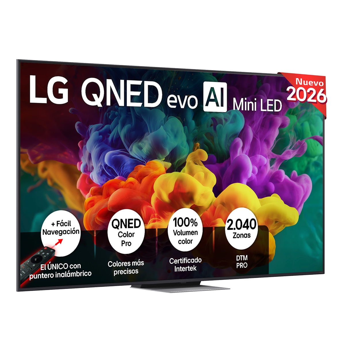 Imagen 0 de Smart TV LG QNED evo MiniLED AI QNED87 217 cm (86") 86QNED87B6A 4K 2026