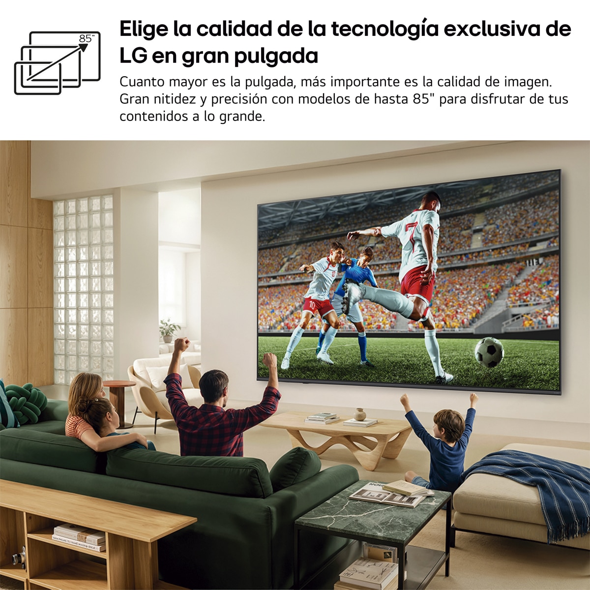 TV QNED evo Mini LED 189 cm (75") LG 75QNED82B6A 4K, Smart TV, AI, QNED82 Gris oscuro / Negro Gris oscuro / Negro-7
