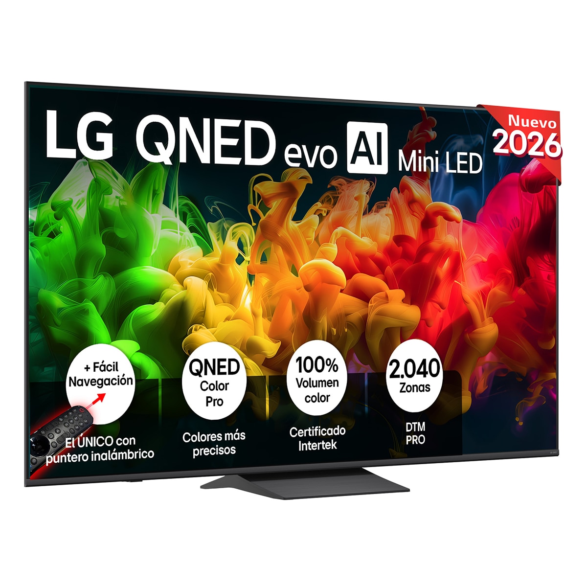 Imagen 0 de TV QNED evo Mini LED 189 cm (75") LG 75QNED8EB3A 4K, Smart TV, AI, QNED8E