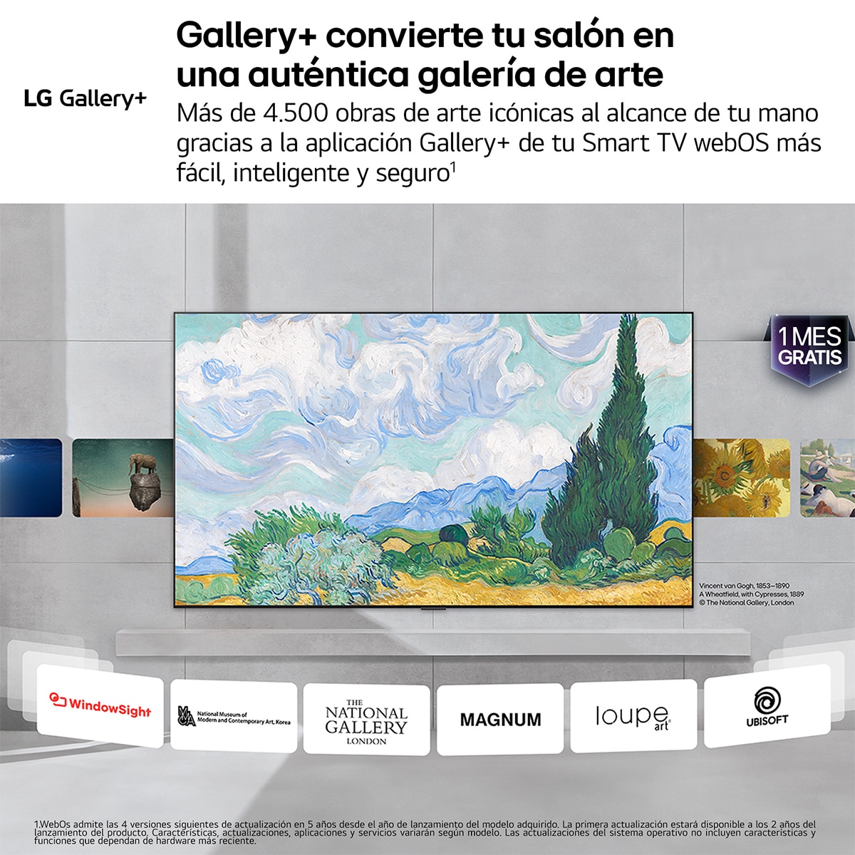 TV QNED Mini LED 164 cm (65") LG 65LX7B6LA 4K, Smart TV, LifeStyle LX7B6 - Gris oscuro / Negro Gris oscuro / Negro-6
