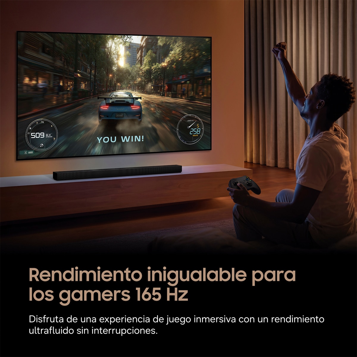 TV OLED 195cm (77") Samsung TQ77S93HATXXC 4K Smart TV SIN reflejos con Vision AI. 165Hz Ultimate Gaming Pack Negro-5