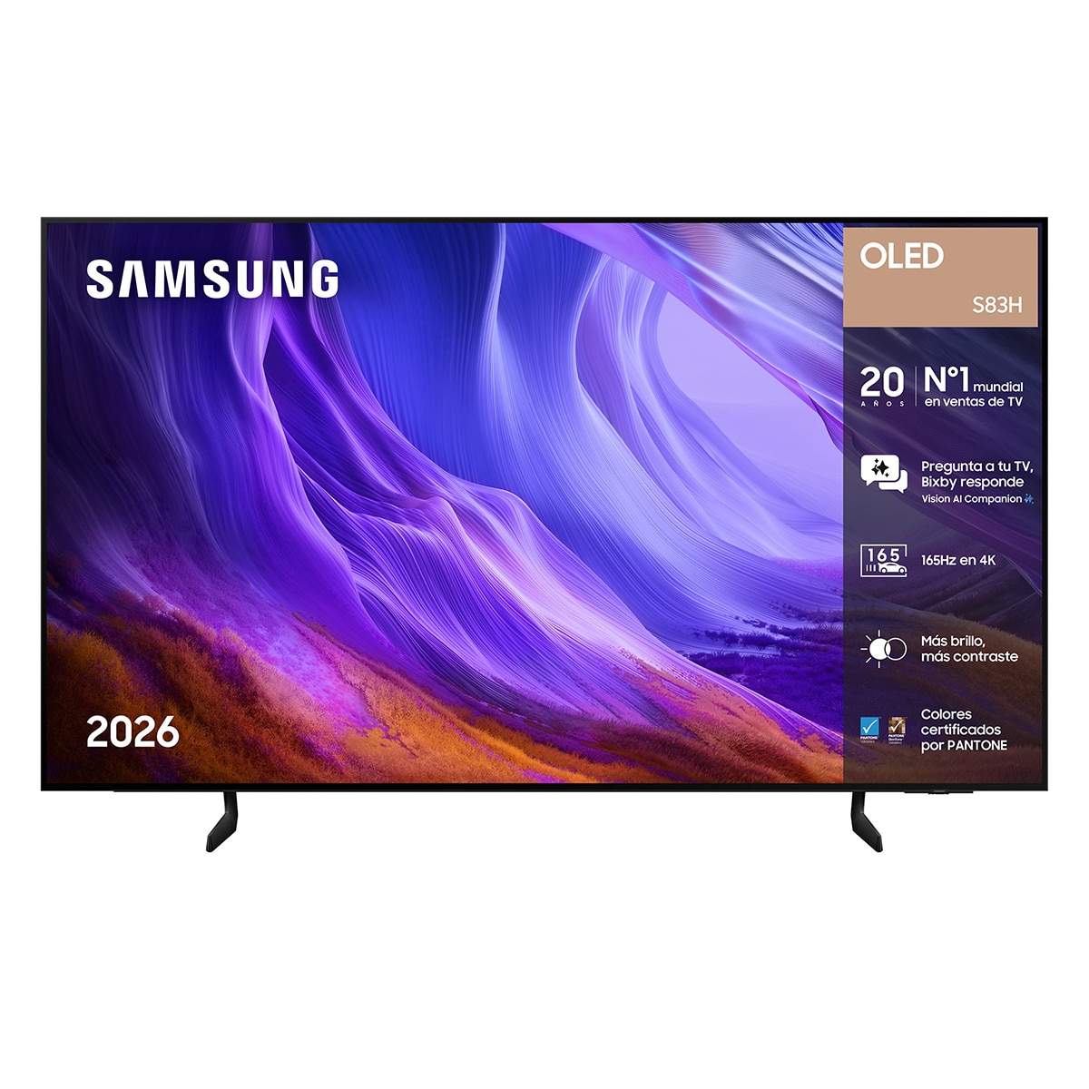 Imagen 0 de TV OLED 195cm (77") Samsung TQ77S83HAEXXCC 4K Smart TV con Vision AI. 120Hz Ultimate Gaming Pack