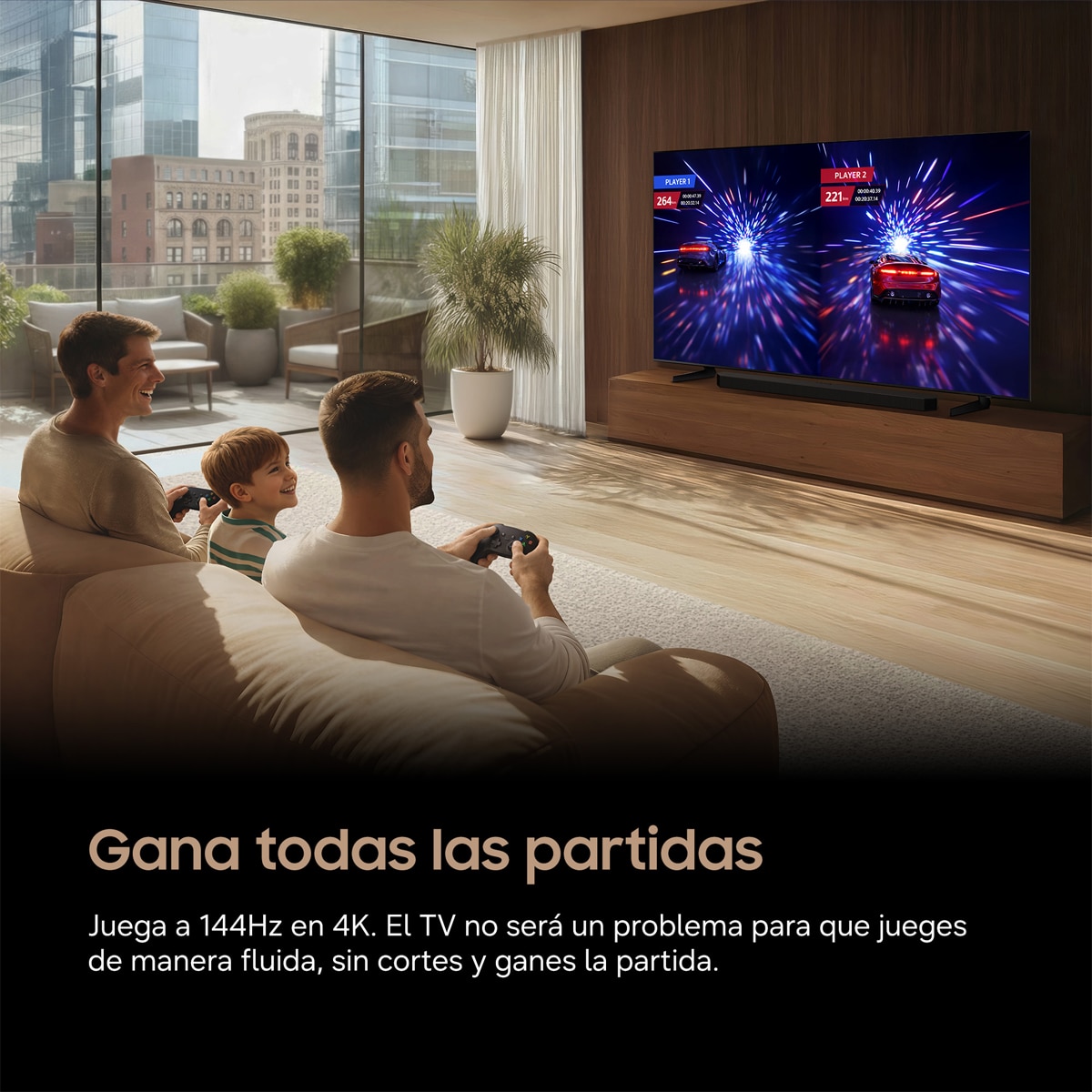 TV Neo QLED Mini LED 214cm (85") Samsung TQ85QN80HAUXXC 4K Smart TV con Vision AI Football Mode 144Hz - Negro Negro-5