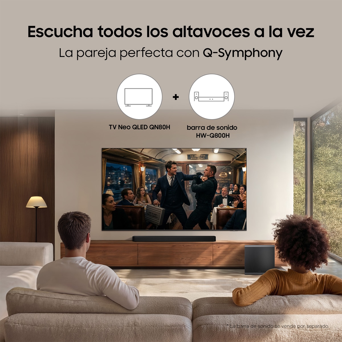 TV Neo QLED Mini LED 214cm (85") Samsung TQ85QN80HAUXXC 4K Smart TV con Vision AI Football Mode 144Hz - Negro Negro-7