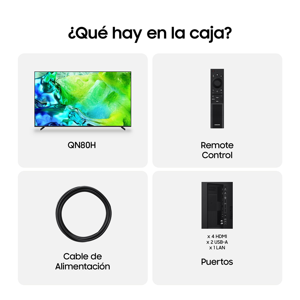 TV Neo QLED Mini LED 214cm (85") Samsung TQ85QN80HAUXXC 4K Smart TV con Vision AI Football Mode 144Hz - Negro Negro-8