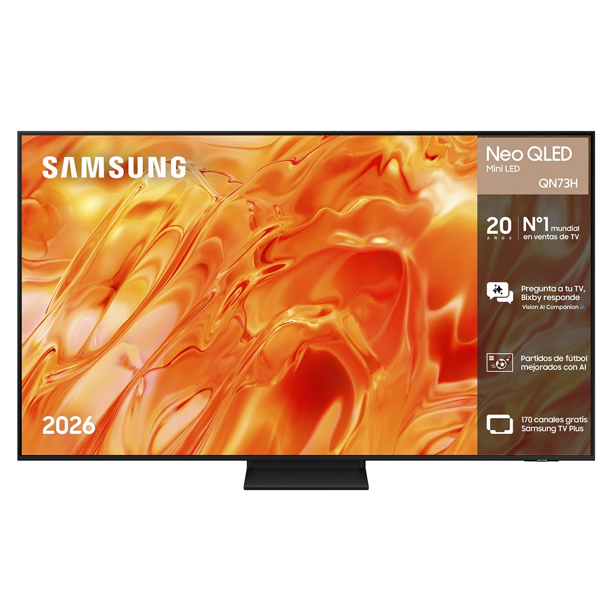 Imagen 0 de TV Neo QLED Mini LED 163cm (65") Samsung TQ65QN73HAUXXC 4K Smart TV con Vision AI Football Mode