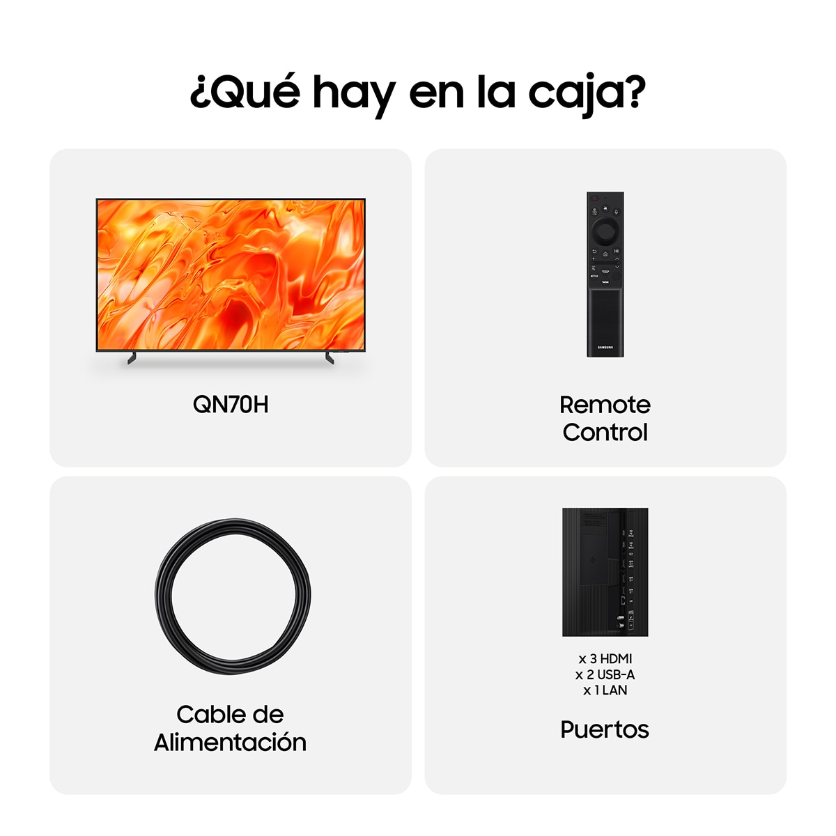 TV Neo QLED Mini LED 163cm (65") Samsung TQ65QN70HAUXXC 4K Smart TV con Vision AI Football Mode Negro-8