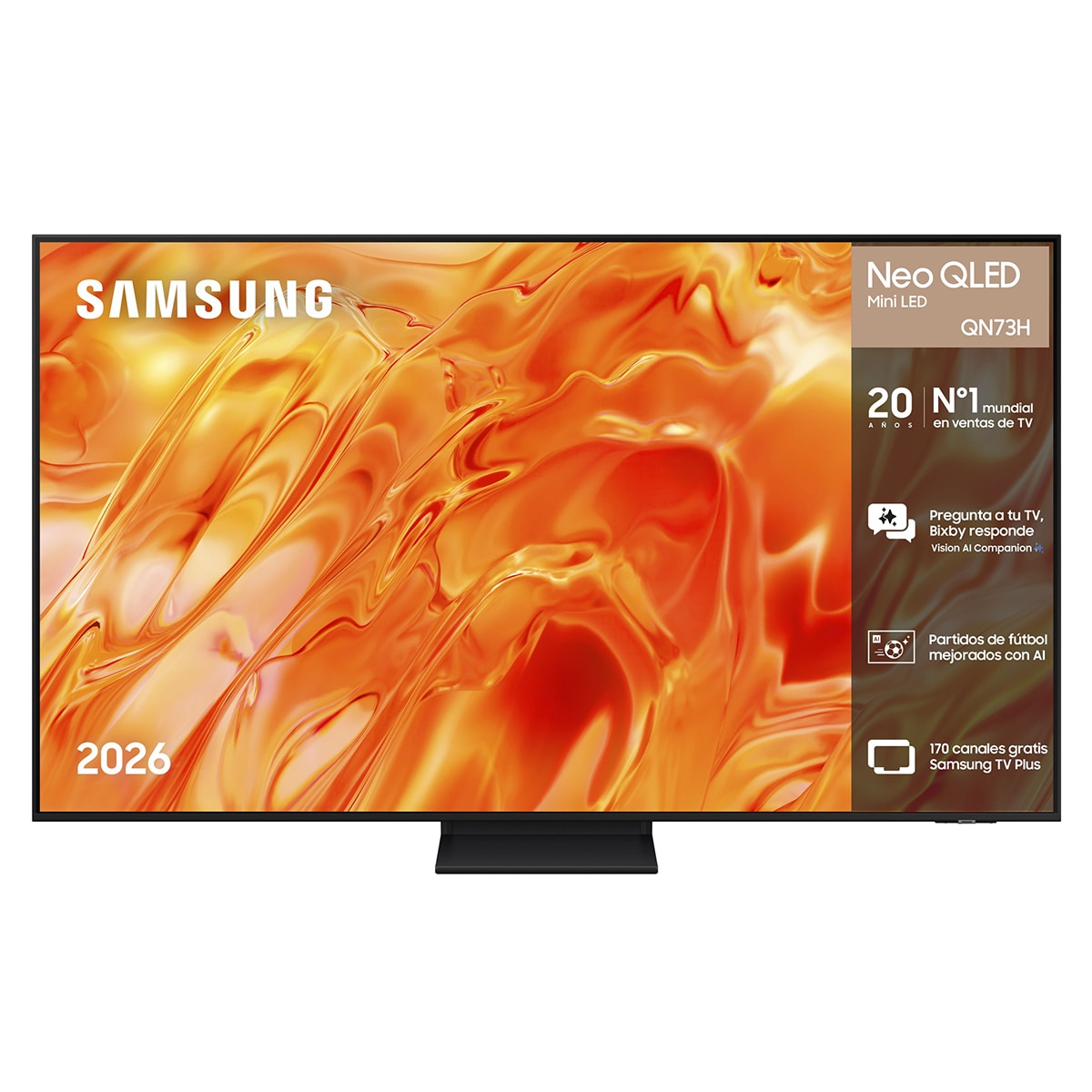 Imagen 0 de TV Neo QLED Mini LED 189cm (75") Samsung TQ75QN73HAUXXC 4K Smart TV con Vision AI Football Mode