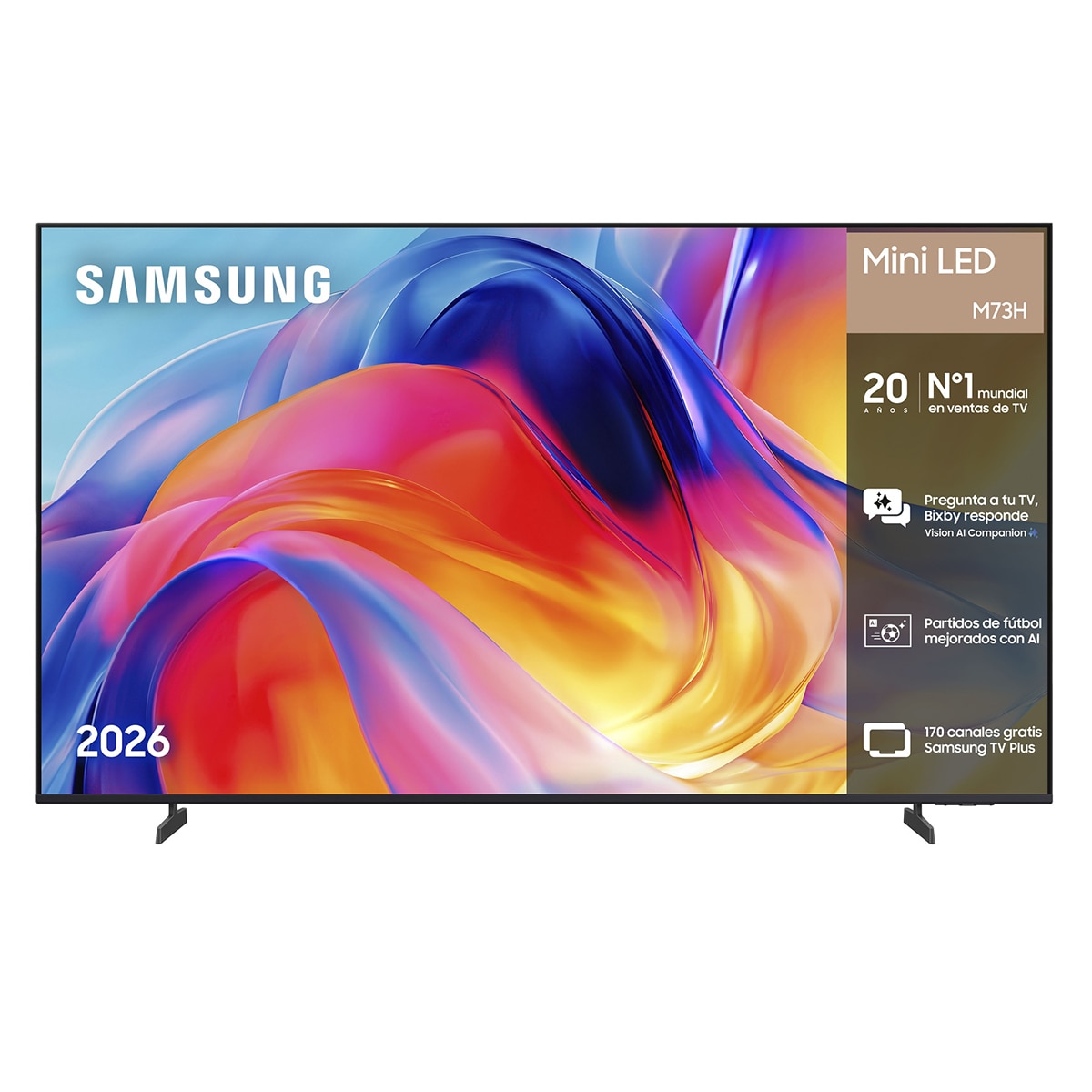 Imagen 0 de TV Mini LED 189cm (75") Samsung TU75M73HAUXXC 4K Smart TV con Vision AI Football Mode