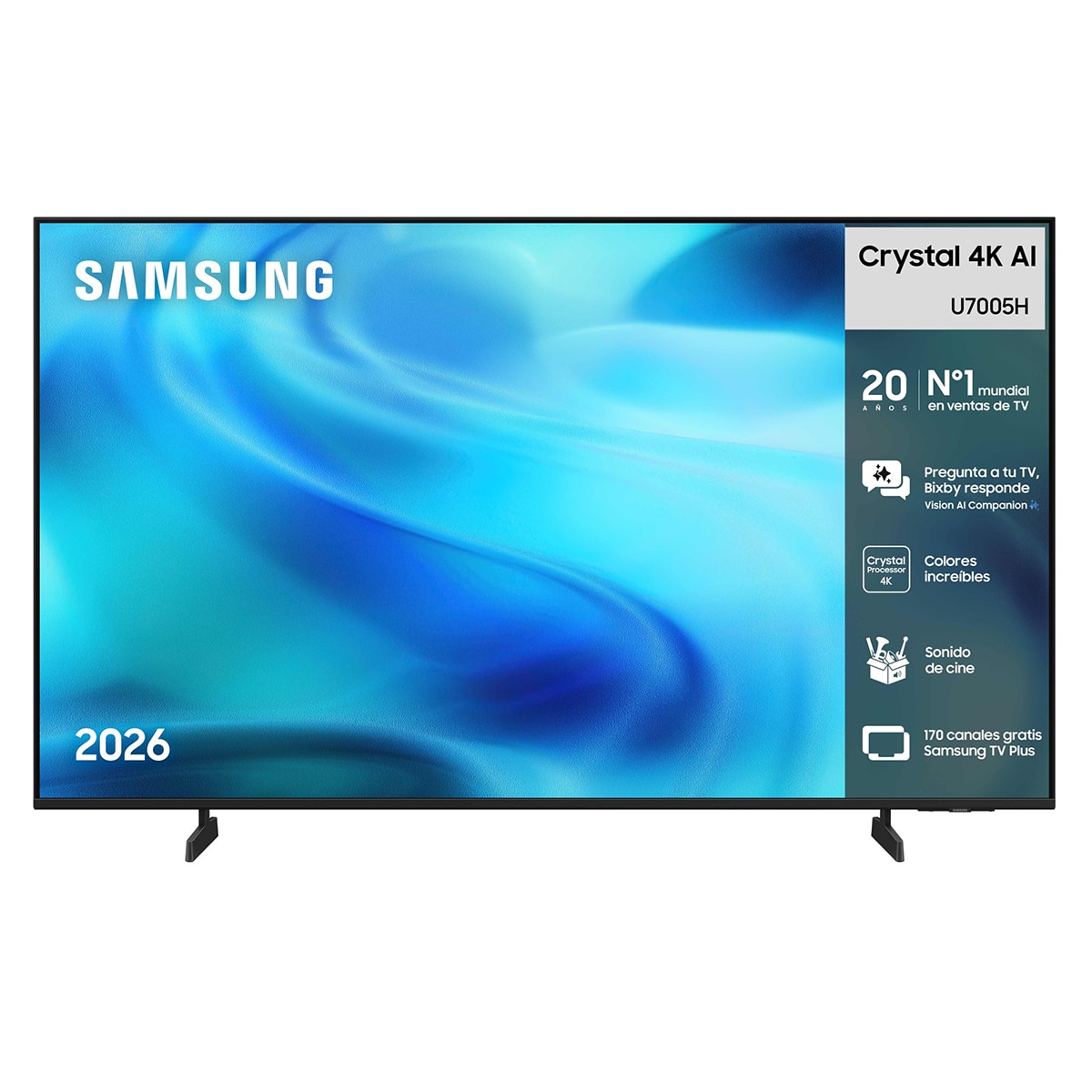 Samsung - TV LED 163cm (65") Samsung TU65U7005HUXXC 4K Smart TV con Gaming Hub 120Hz.