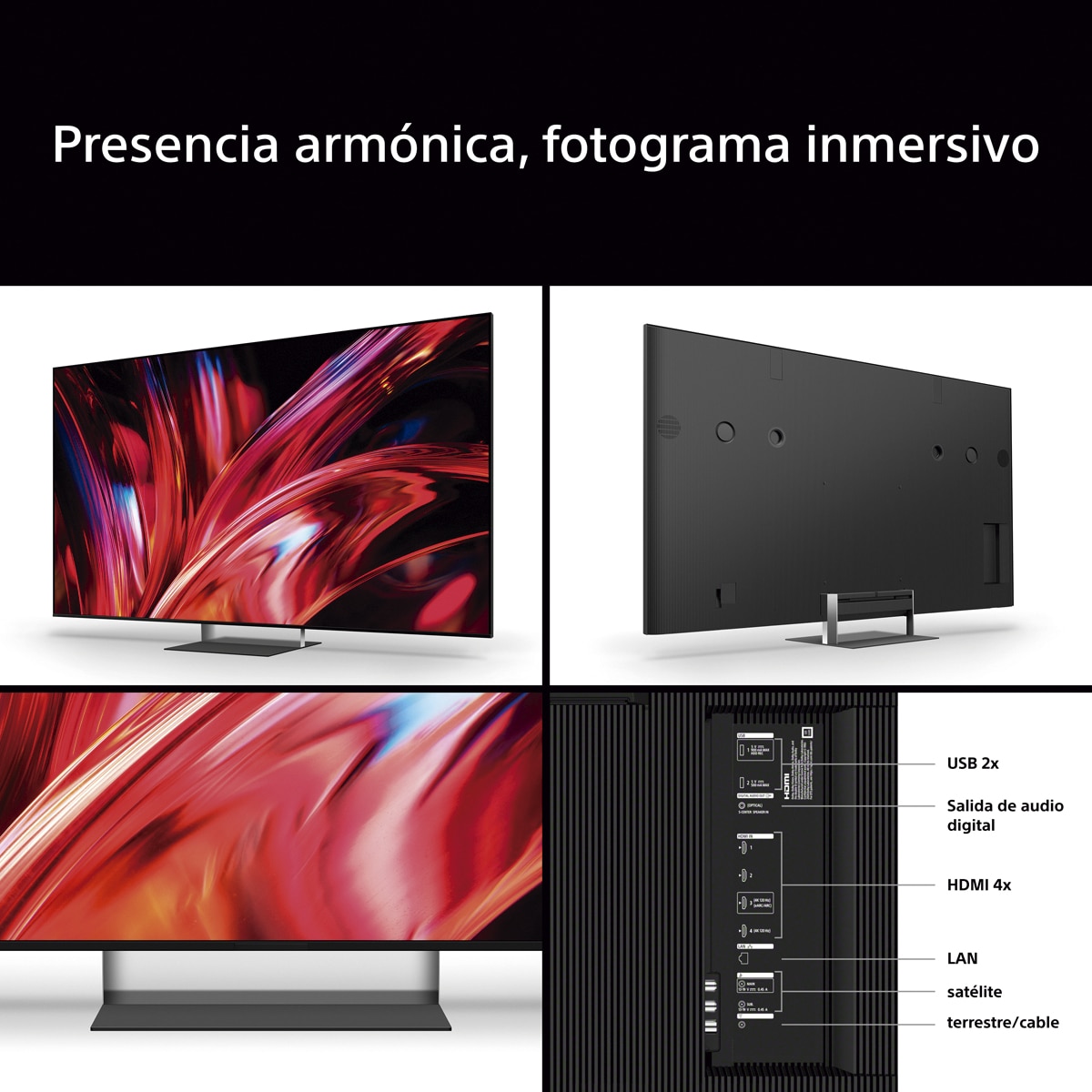 TV 85" Sony BRAVIA 9 II 85XR95M2 True RGB, LED 4K HDR, Dolby, Vision/Atmos, Google TV/Cast, Apple Airplay, Eco Dashboard, Game Menu, ideal PS5, 120 Hz - Negro Negro-11