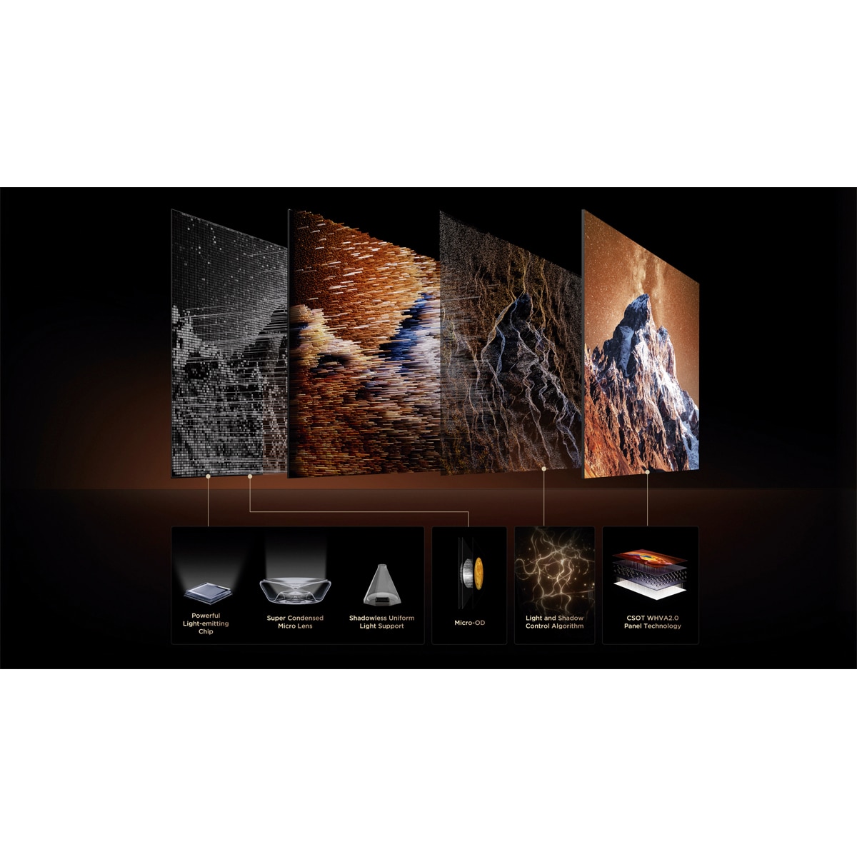 TV SQD-MiniLED 215cm (85") TCL 85X11L, 4K UHD, 10000 nits, Smart Google TV, 144Hz, Dolby Vision & Atmos, Audio by Bang & Olufsen - Acero oscuro Acero oscuro-9