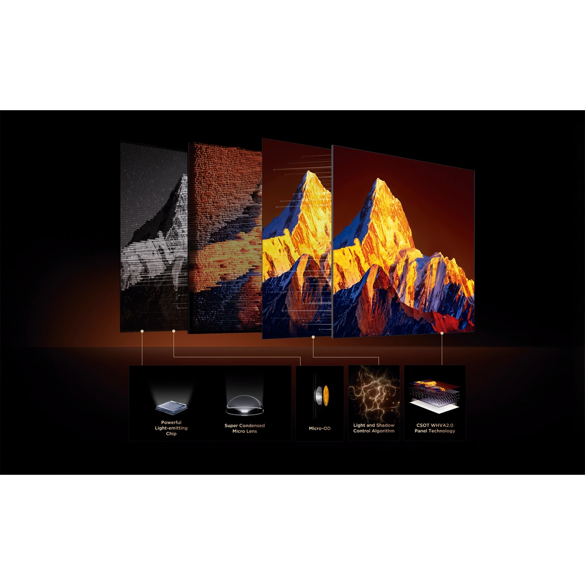 TV SQD-MiniLED 248cm (98") TCL 98C8L, 4K HDR 6000 nits, Google TV, 144Hz, Dolby Vision & Atmos, Audio by Bang & Olufsen - Acero oscuro Acero oscuro-4